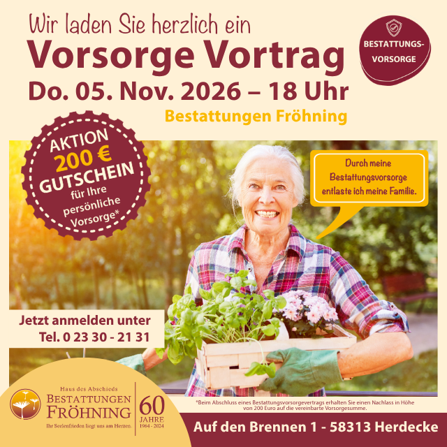 Gut vorbereitet: Warum Bestattungsvorsorge Angeh&ouml;rige entlastet